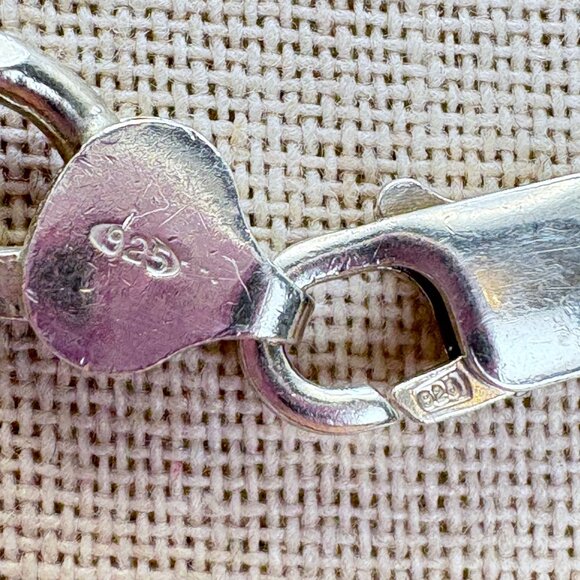 VTG Sterling Silver 925 Heavy Curb Link Chain Necklace Size 20.5" Length - Picture 7 of 10